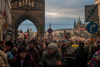 The Charles River Bridge, Prague, The Czech Republic